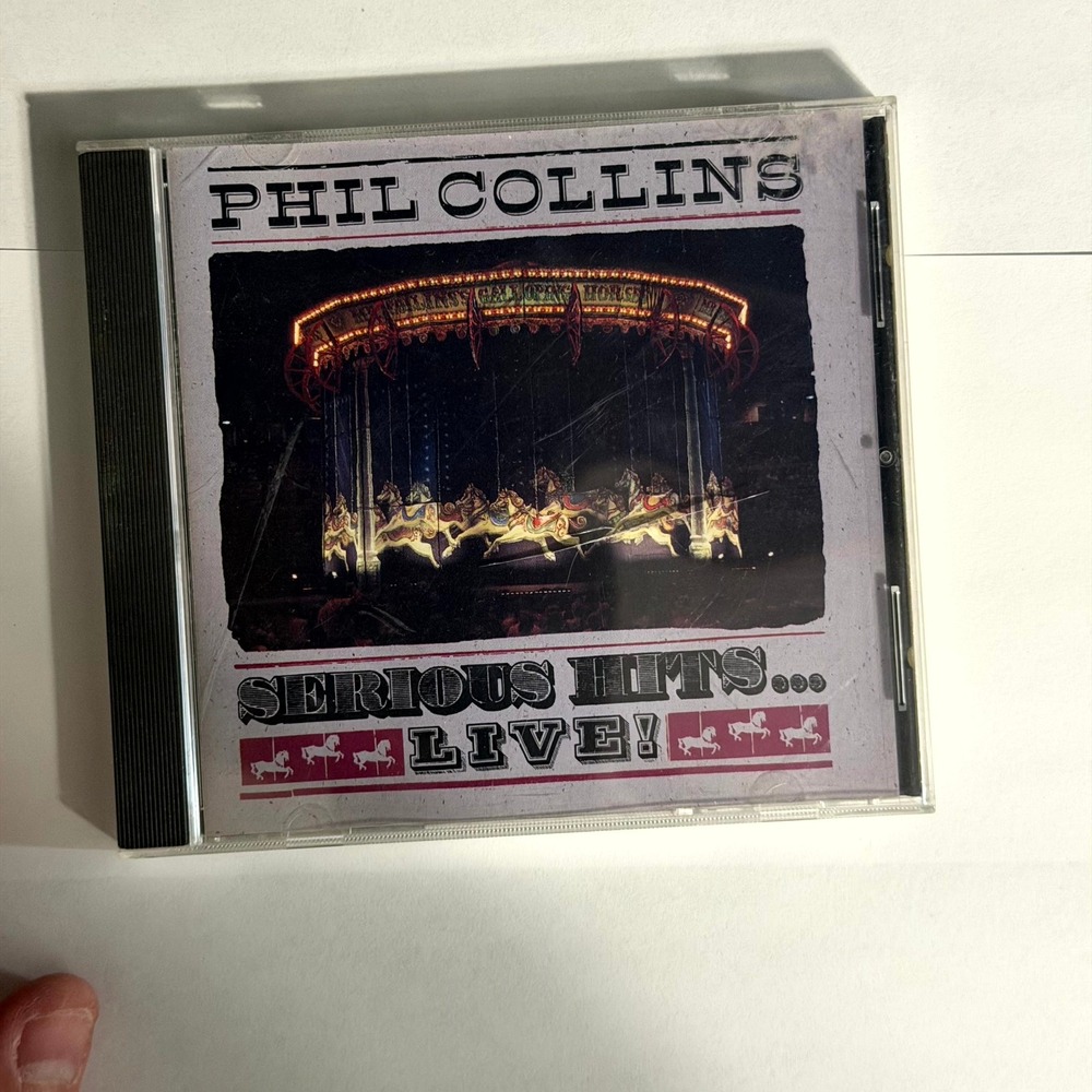 Phil Collins Serious Hits Live CD 1990 Atlantic‎ Records 82157-2 Pop Rock